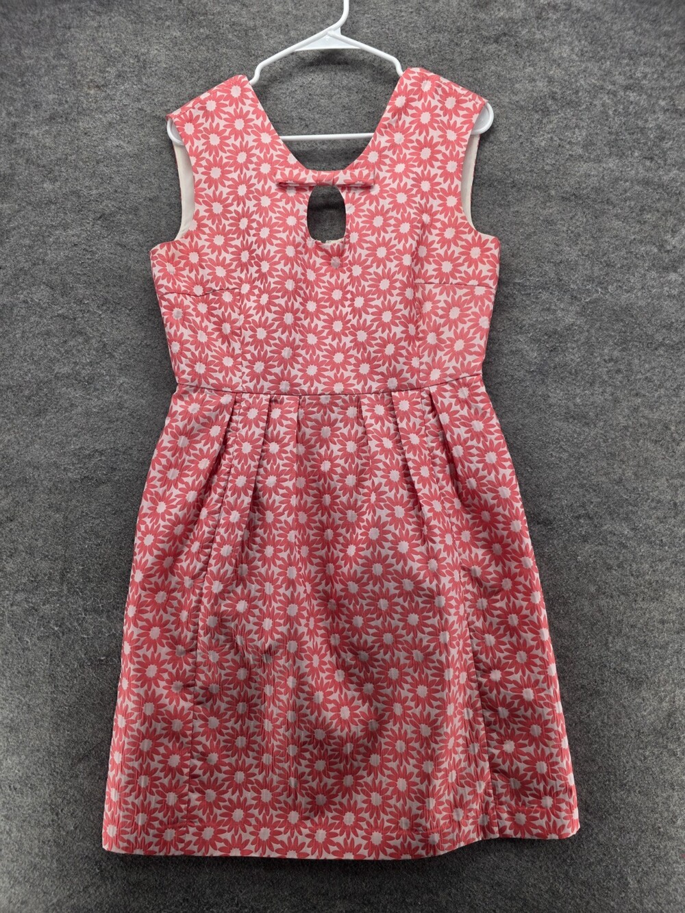 Belle Badgley Mischka Dress Womens 10 Sleeveless Pink Floral